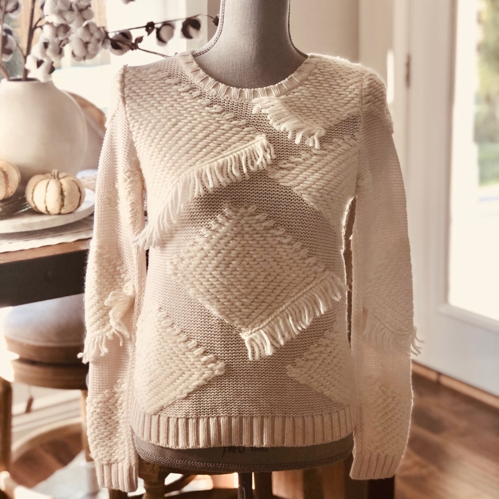 fringe sweater